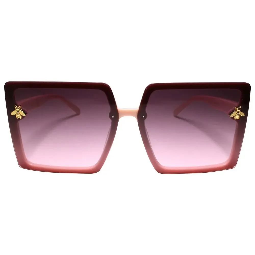 Oversized Classy Upscale Fashionable Womens Pink Sunglasses
